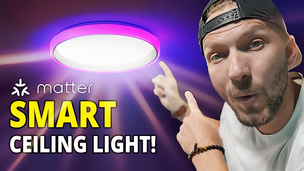 NEW Video! 👇🏻 youtu.be/UqgriIaEg24 Check out the NEW Smart Ceiling Light T1M by @AqaraSmarthouse that supports Matter and #AppleHome Adaptive Lighting! Click the link above for the full review!