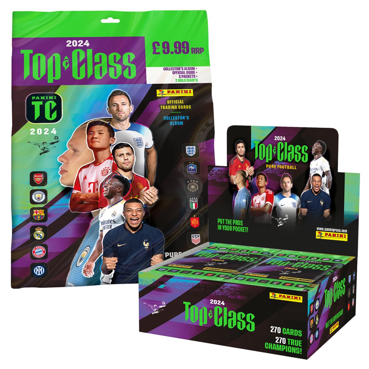 Panini FIFA Top Class 2024 Trading Cards collection starter packs are now available to pre-order! bit.ly/3T0I8pl #gotgotneed #football #collectibles