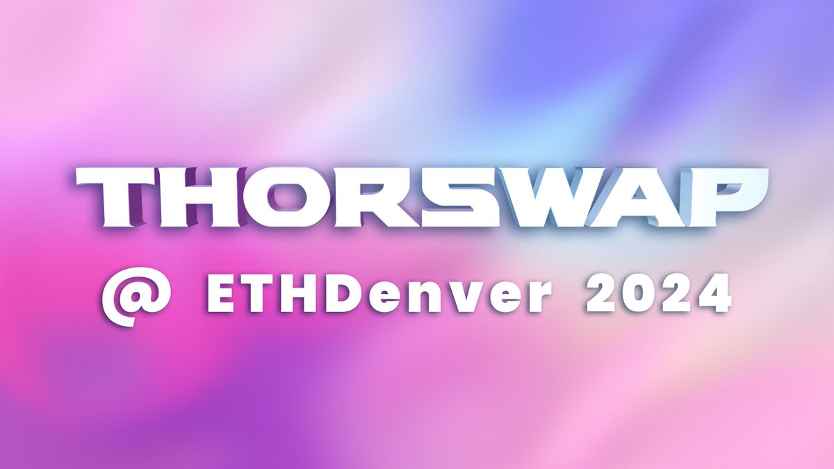 THORSwap ⚡ #BetterThanCEX (@thorswap) on Twitter photo 📣 <a href="/THORSwap/">THORSwap ⚡ #BetterThanCEX</a> contributors <a href="/mogarchy/">mogaᚱchy</a> & <a href="/keaton_echo/">Keaton_Freeman</a> will be attending <a href="/EthereumDenver/">ETHDenver 🏔🦬🦄</a> 2024! ✌
DM them or this account if you'd like to meet in person to discuss all things #CrossChain, and how your product can benefit from being <a href="/SwapKitPowered/">SwapKit.dev</a> 👀 📣 <a href="/THORSwap/">THORSwap ⚡ #BetterThanCEX</a> contributors <a href="/mogarchy/">mogaᚱchy</a> & <a href="/keaton_echo/">Keaton_Freeman</a> will be attending <a href="/EthereumDenver/">ETHDenver 🏔🦬🦄</a> 2024! ✌
DM them or this account if you'd like to meet in person to discuss all things #CrossChain, and how your product can benefit from being <a href="/SwapKitPowered/">SwapKit.dev</a> 👀
