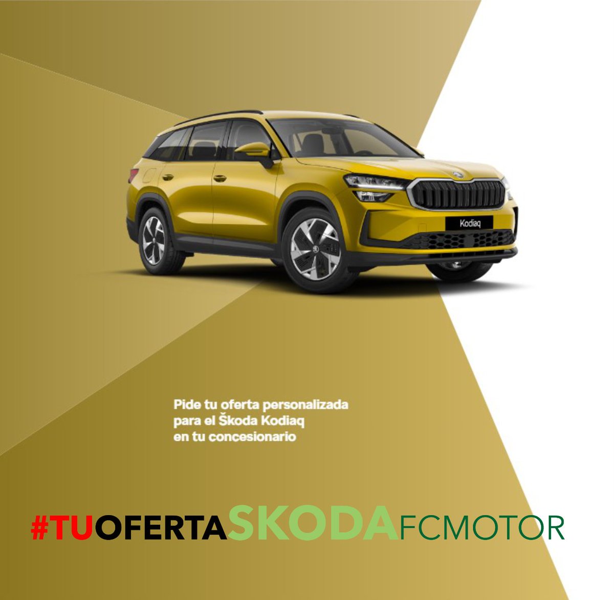 ¡Tu oportunidad de conducir un Škoda ha llegado!
#TuOfertaSkodaFCMotor en tu concesionario oficial Škoda
Solicita información sin compromiso y descubre tu oferta
fcmotor.es/es/informacion…
#Škoda #Oferta #ConcesionarioOficial #Coches #Oportunidad
¡Te esperamos!