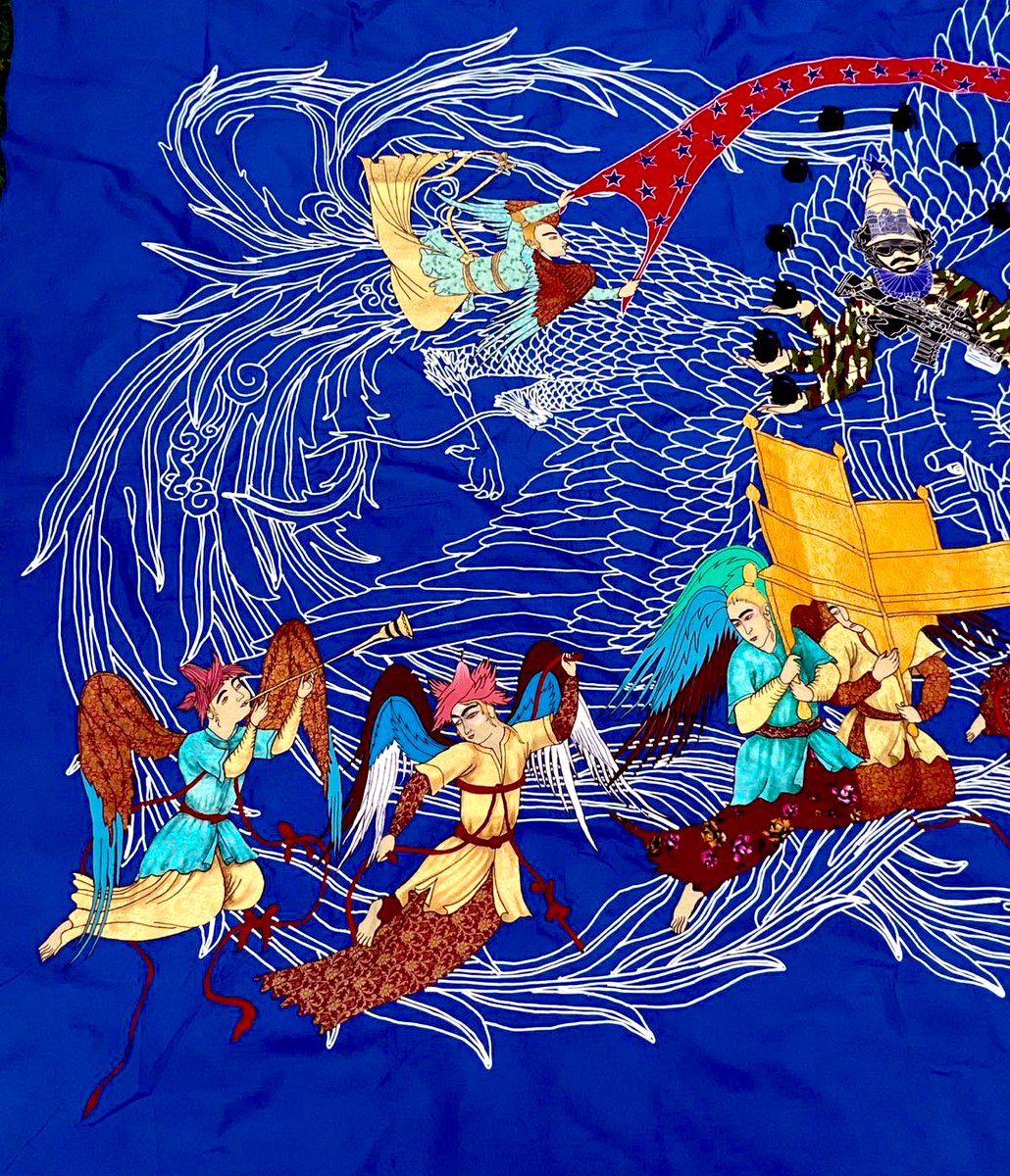 سیمرغِ کوهِ قاف تویی،
                        در خیالِ بلخ!
من، کوهِ بامیانِ پر از یادگاری‌ام!