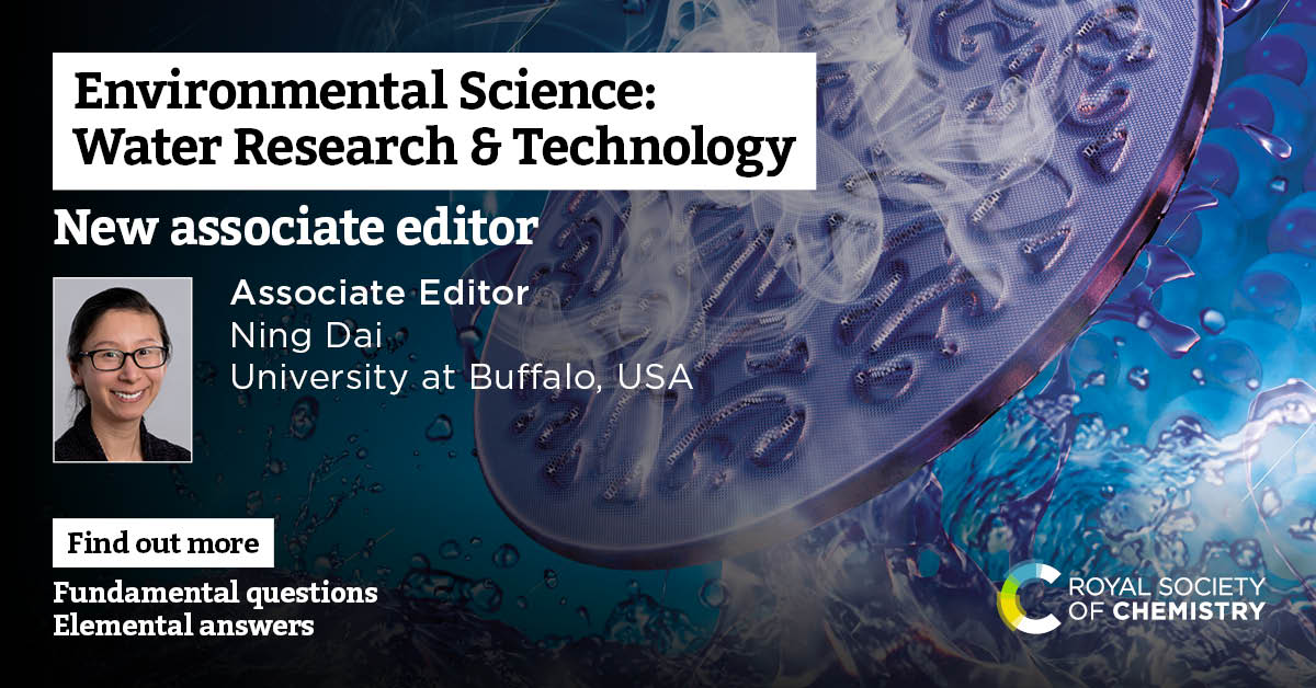 We are delighted to announce that Professor Ning Dai (<a href="/Ning_Dai_Lab/">The Dai Research Group</a>) has joined #ESWRT as an Associate Editor. 🎉

Join us in welcoming Ning to her new role!