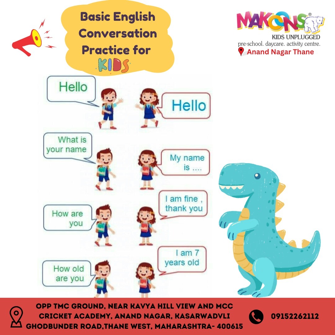 Makoons_Kids's tweet image. Building language skills one conversation at a time! Engaging in basic English conversation practice for kids. 🗣️📚
.
.
📞 For Admission enquiry, Call us at 09152262112 
🌱🤗
.
.
#BasicEnglish #ConversationPractice #KidsLearning #LanguageSkills #EarlyEducation #EnglishForKids