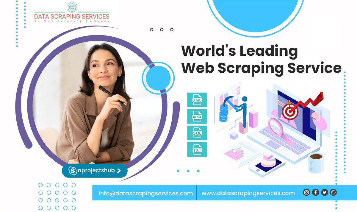 _datascraping's tweet image. Expert Web Data Scraping Services USA

Email us: info@datascrapingservices.com

buff.ly/48YGz1I

#expertwebdatascrapingservicesusa #webdataextractionservices #dataanalytics #webscraping #datascraping  #webscrapingexpert #webcrawler #webscraper #datamining #dataentry