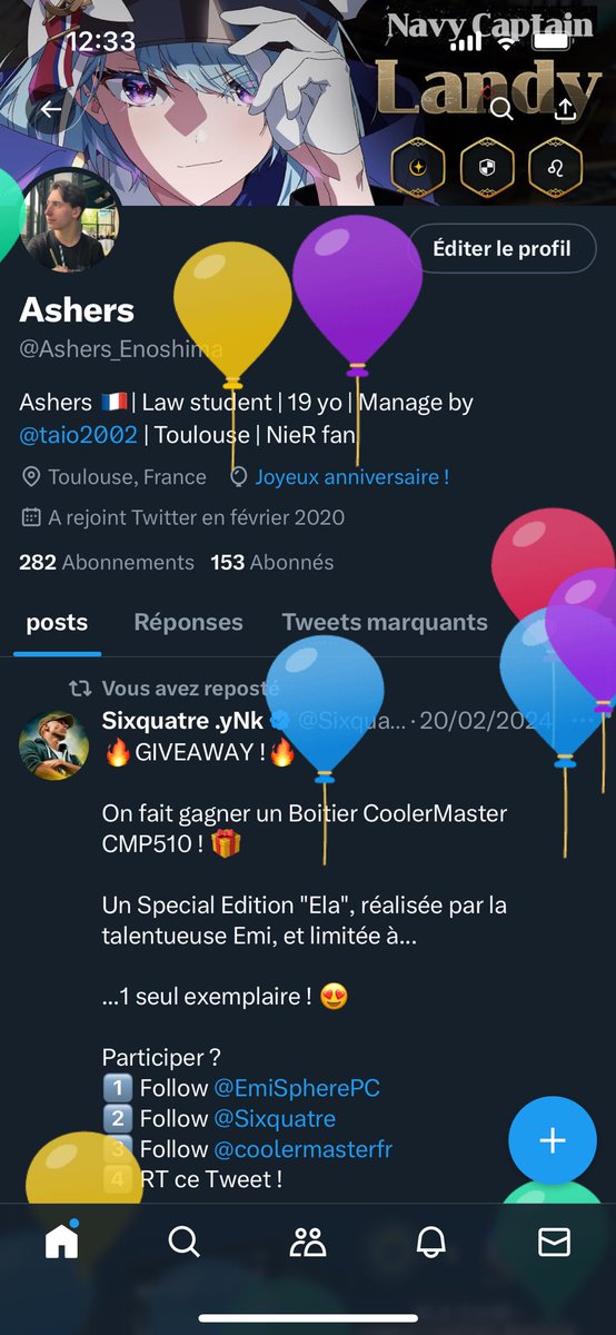Ashers_Enoshima's tweet photo. 20 ans ça pique donc on va dire que j’ai 5 ans https://t.co/I8VVN31YQn