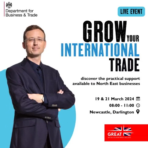 .@biztradegovuk is a key partner for us in connecting with overseas markets and they have a wealth of expertise that local companies can tap into. Check out two events they are hosting for businesses who want to grow or enter a new overseas market: eu.eventscloud.com/website/13556/
