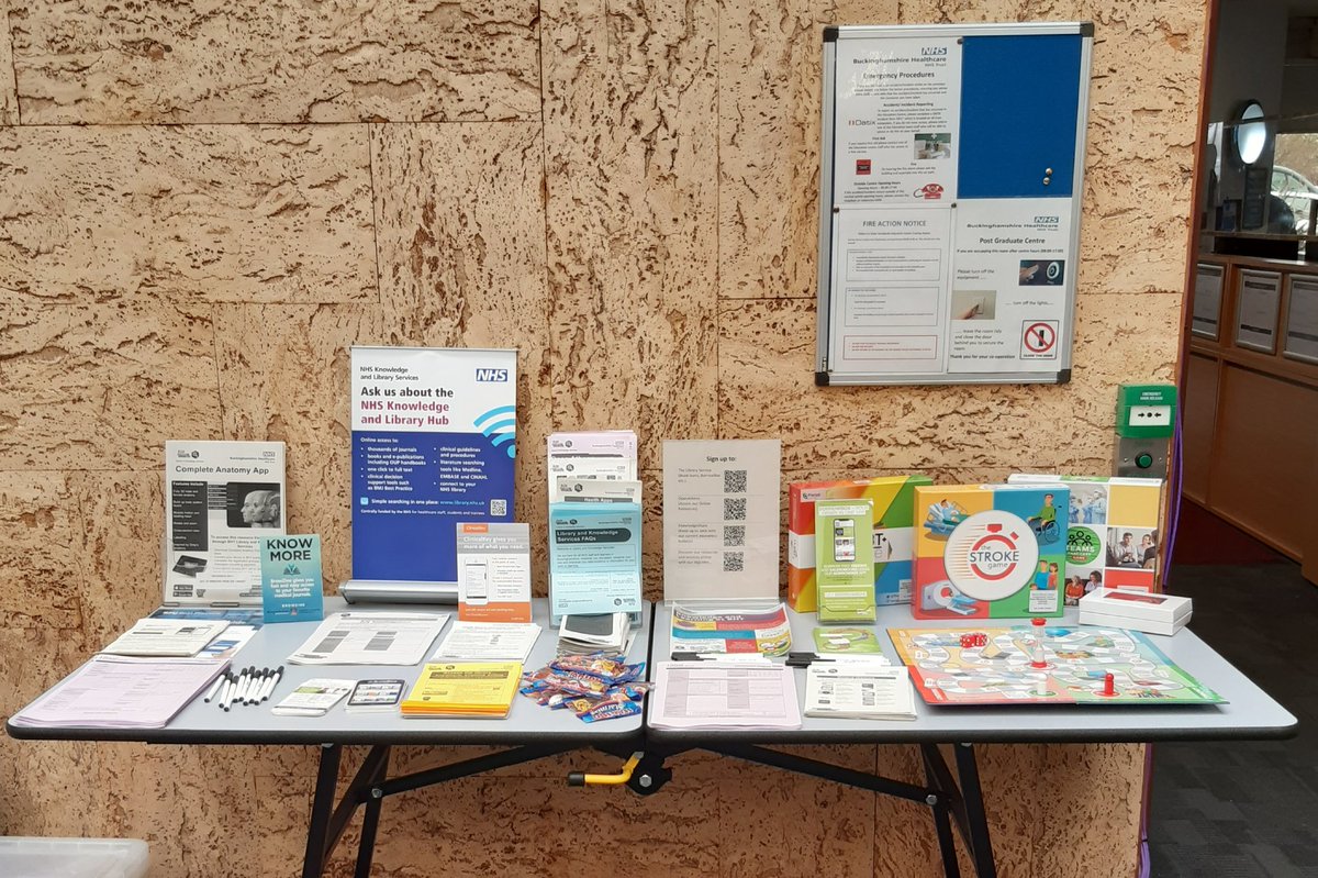Library stand is all good to go for the BHT Connecting Event!
We're in pole position so you can't miss us!
#BHTLibrary #newstarters #induction
