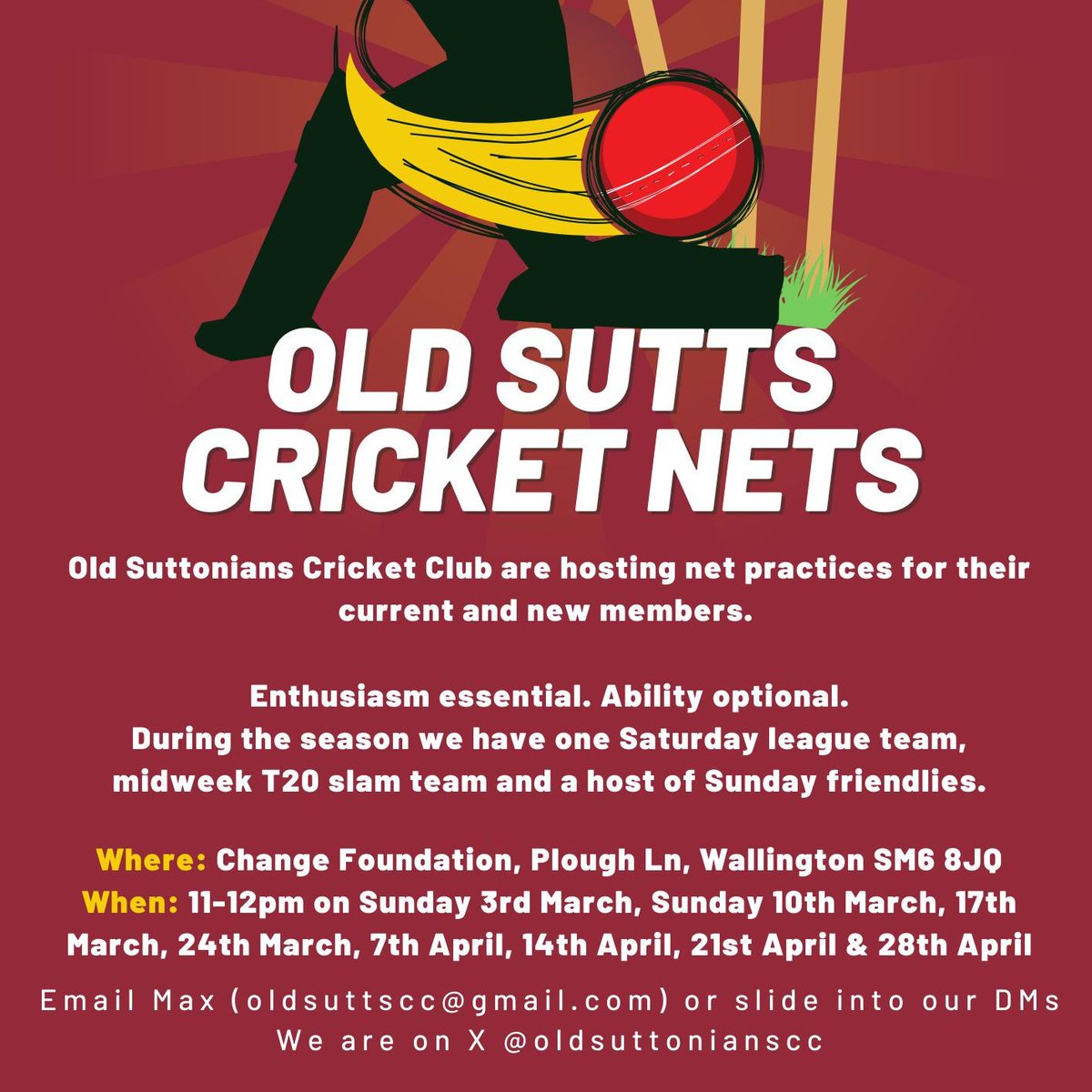 Old Suttonians FC (@oldsuttsfc) on Twitter photo Get yourself over to <a href="/oldsuttonianscc/">Old Suttonians CC</a> if you want to keep up that sporting excellence when the football season finishes!
πππππππππππππππππππ Get yourself over to <a href="/oldsuttonianscc/">Old Suttonians CC</a> if you want to keep up that sporting excellence when the football season finishes!
πππππππππππππππππππ