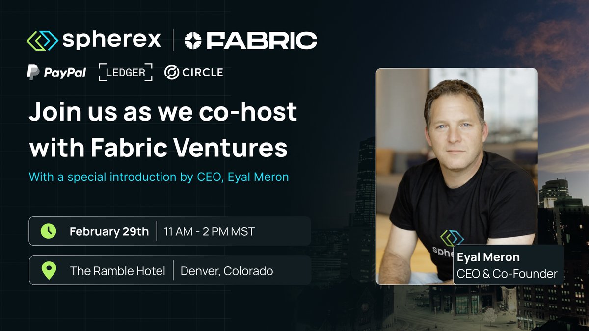 Today we're co-hosting an exclusive #brunch with @fabric_vc and select panelists, @PayPal⭐️@Ledger⭐️@circle to discuss the future and #security of stablecoins And catch our CEO and Co-Founder @meroneyal1 as he makes a special #panel introduction lu.ma/kfn5qnpz
