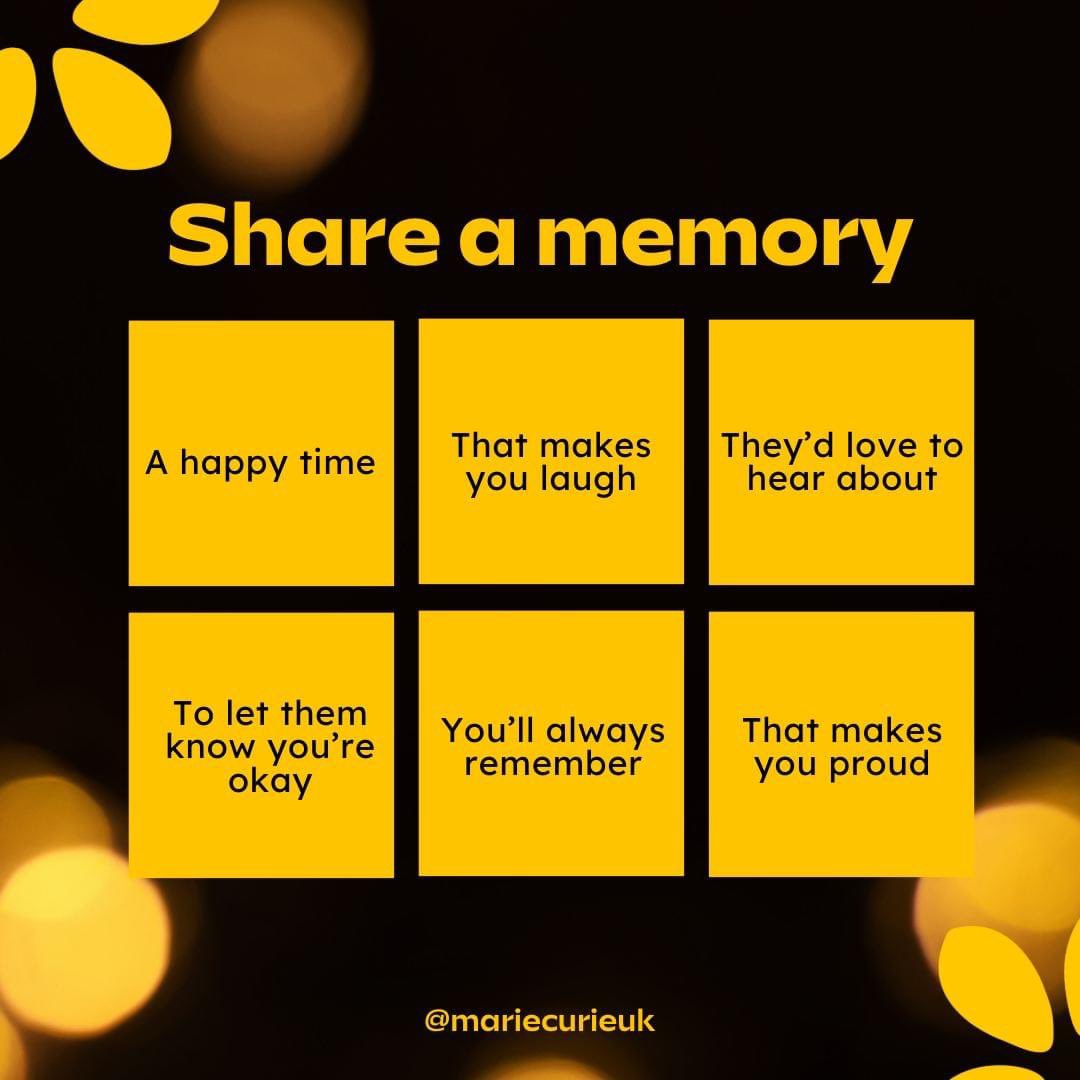 Who will you be thinking of on the Day of Reflection? 💭 

Please share the name of a loved one in the comments below. If you have a special memory with them, we'd love to hear it. 💛
