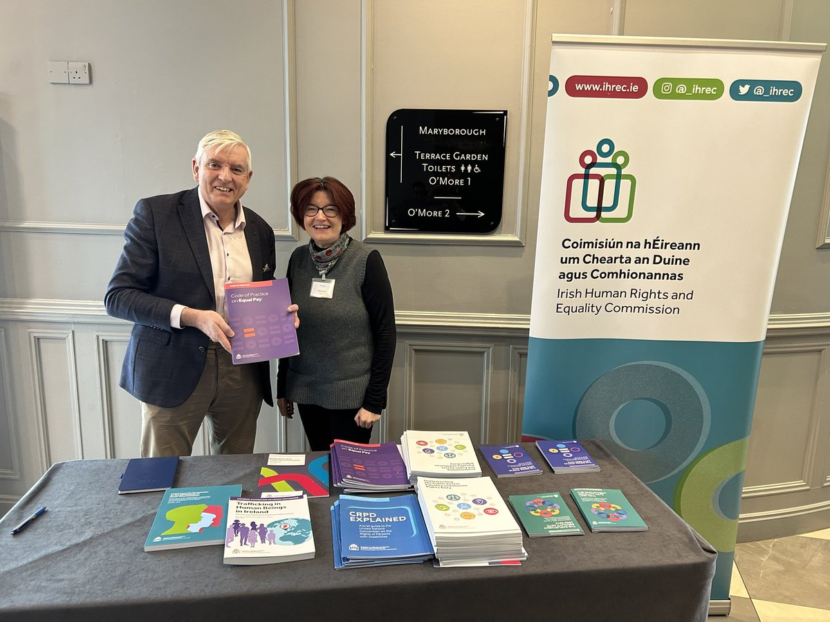 Delighted to have @_IHREC with us at the @AHCPS members Building a More Inclusive Public Sector seminar in the @MidlandsPark today.