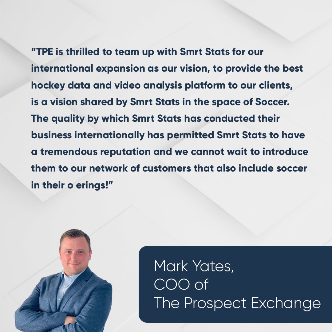 Smrt Stats (@smrtstats) on Twitter photo <a href="/smrtstats/">Smrt Stats</a> and <a href="/prospectxchange/">The Prospect Exchange</a> announce strategic partnership! 🔥
Sports professionals can receive both Soccer and Ice Hockey services under one umbrella!
🏒 & ⚽
Check out TPE Here- theprospectexchange.com
Check out Smrt Stats Here- smrtstats.com <a href="/smrtstats/">Smrt Stats</a> and <a href="/prospectxchange/">The Prospect Exchange</a> announce strategic partnership! 🔥
Sports professionals can receive both Soccer and Ice Hockey services under one umbrella!
🏒 & ⚽
Check out TPE Here- theprospectexchange.com
Check out Smrt Stats Here- smrtstats.com