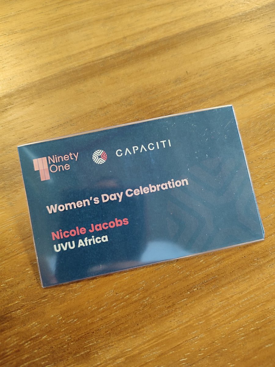 An inspiring morning spent with the remarkable women from @CapaCiTiZA and @ninetyone_sa, coming together to celebrate Women's Day in anticipation of International Women's Day. @UVUAfrica #WomenInTech