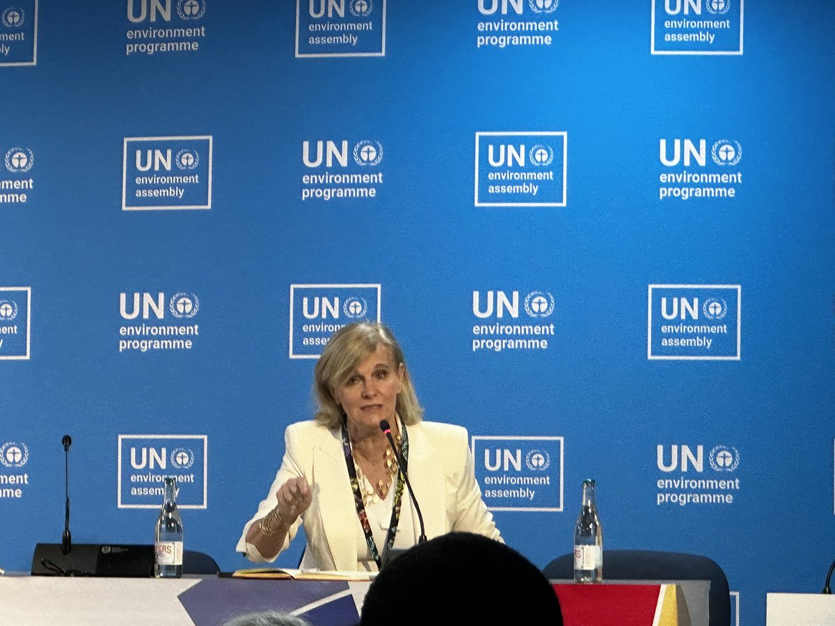 . @WHO ‘s @DrMariaNeira reminds us at #UNEA6 despite there being no glory in prevention including for checmicals #pollution , countries have experience doing it anyway Though it took 40 years, #lead was finally removed from gasoline in every country when #Algeria did it in 2021