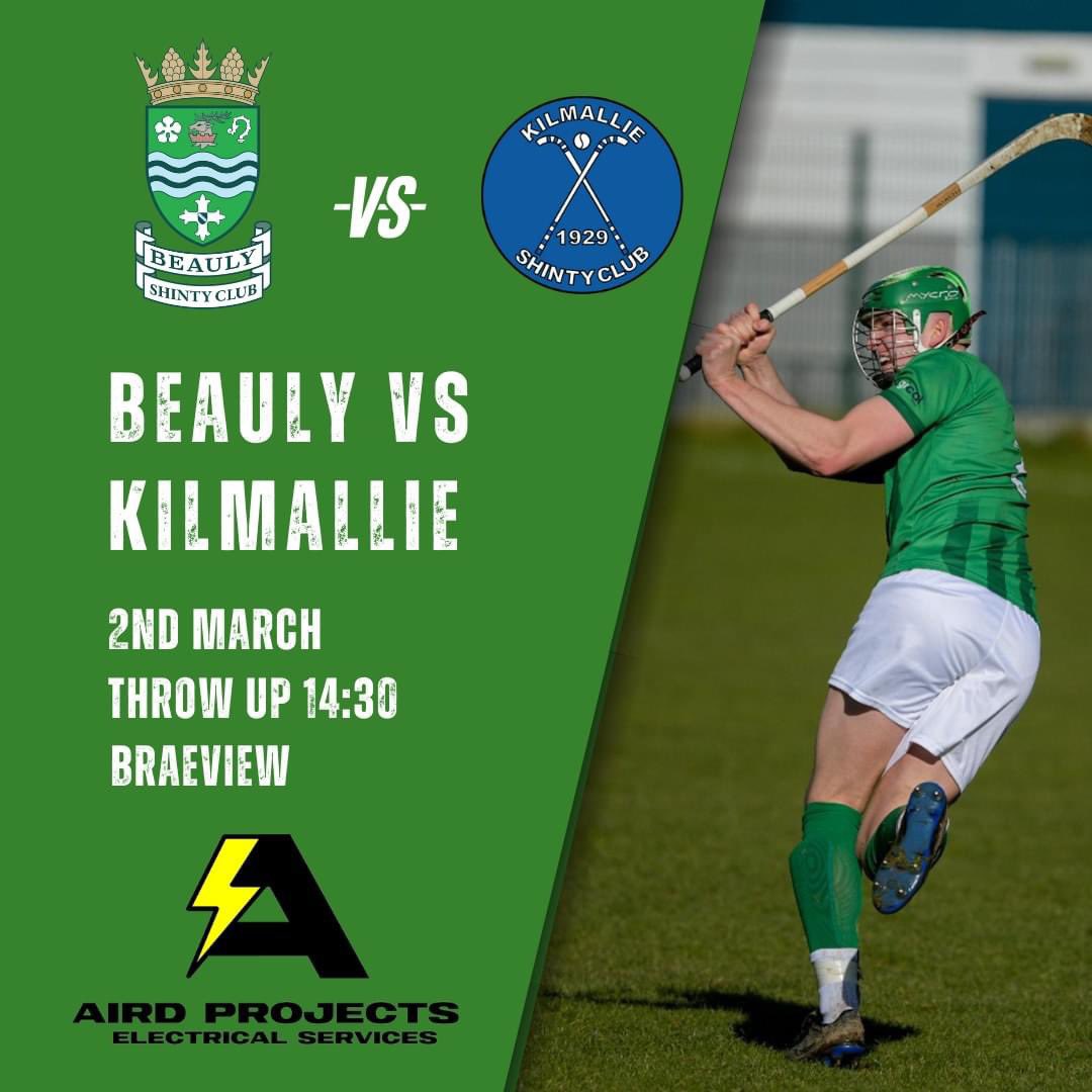 Just 2 days until the season starts! 

We welcome Kilmallie to Braeview Park for our opening game.

🏑 Beauly vs Kilmallie
🏟️ Braeview
📍 Beauly
⏰ 14:30
🏆 Mowi National
🤝Aird Projects

#COYBIG #BSC