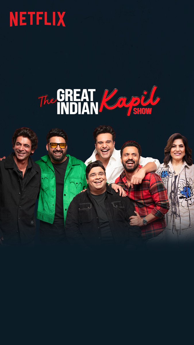 The great Indian kapil show 🤩 arrives at 8 pm every Saturday from 30th march only on <a href="/NetflixIndia/">Netflix India</a> <a href="/netflix/">Netflix</a> #thegreatindiankapilshow #netflix #30thmarch