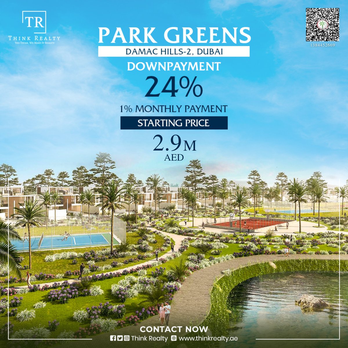 ThinkRealtyRE's tweet photo. Don't miss out on this golden opportunity to invest in Park Greens! 🌳

Register Your Interest Today!
For more information:
Whatsapp: +971542528111
Whatsapp Link: https://t.co/XcF9GOqvtd
Email: sales@thinkrealty.ae
Permit No: 1384452669

#ThinkRealty #thinkrealtyrealestate #Damac https://t.co/TyZO65eqfU
