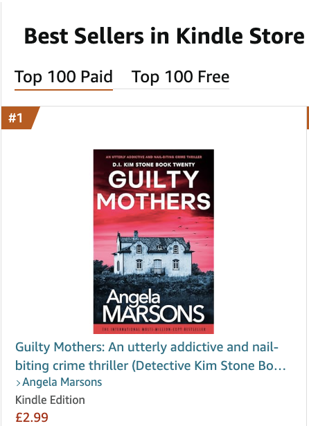Okay, how the heck is GUILTY MOTHERS number 1 in the Amazon charts less than 1 hour after cover reveal?? <a href="/bookouture/">bookouture</a> THANK YOU so much to everyone who has already pre-ordered it ❤️