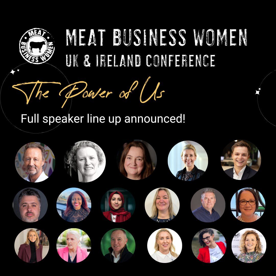 Full speaker line up announced for Meat Business Women's UK & Ireland conference on 22 May! With leaders from @HiltonFoods, @PizzaExpress & @Morrisons don't miss this opportunity to hear key insights & learnings. Virtual tickets available now bit.ly/49PIjdS
