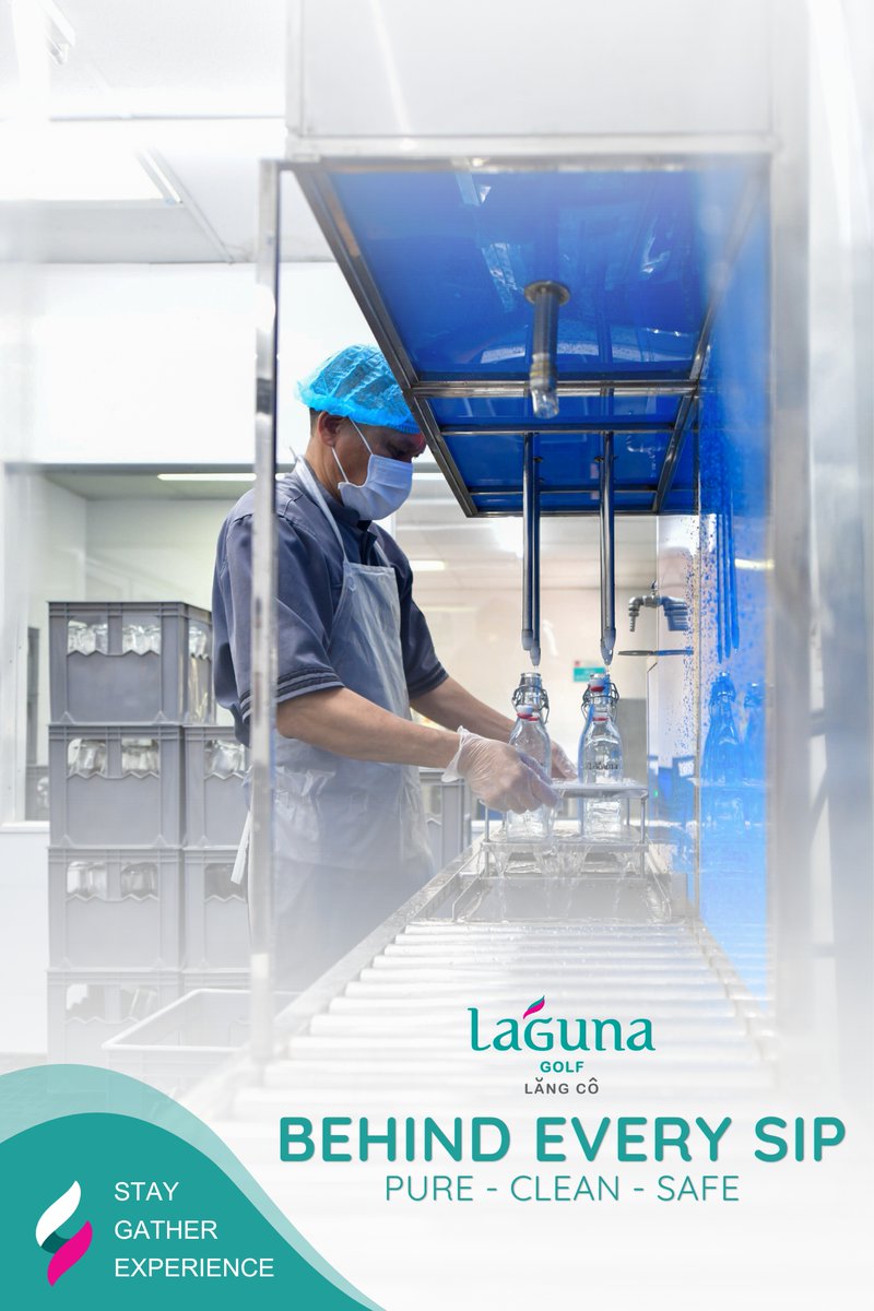 At Laguna Golf Lăng Cô, we are proud to offer our guests not only a premium resort experience but also peace of mind with our independent water treatment system, ensuring clean and safe drinking water throughout the resort.