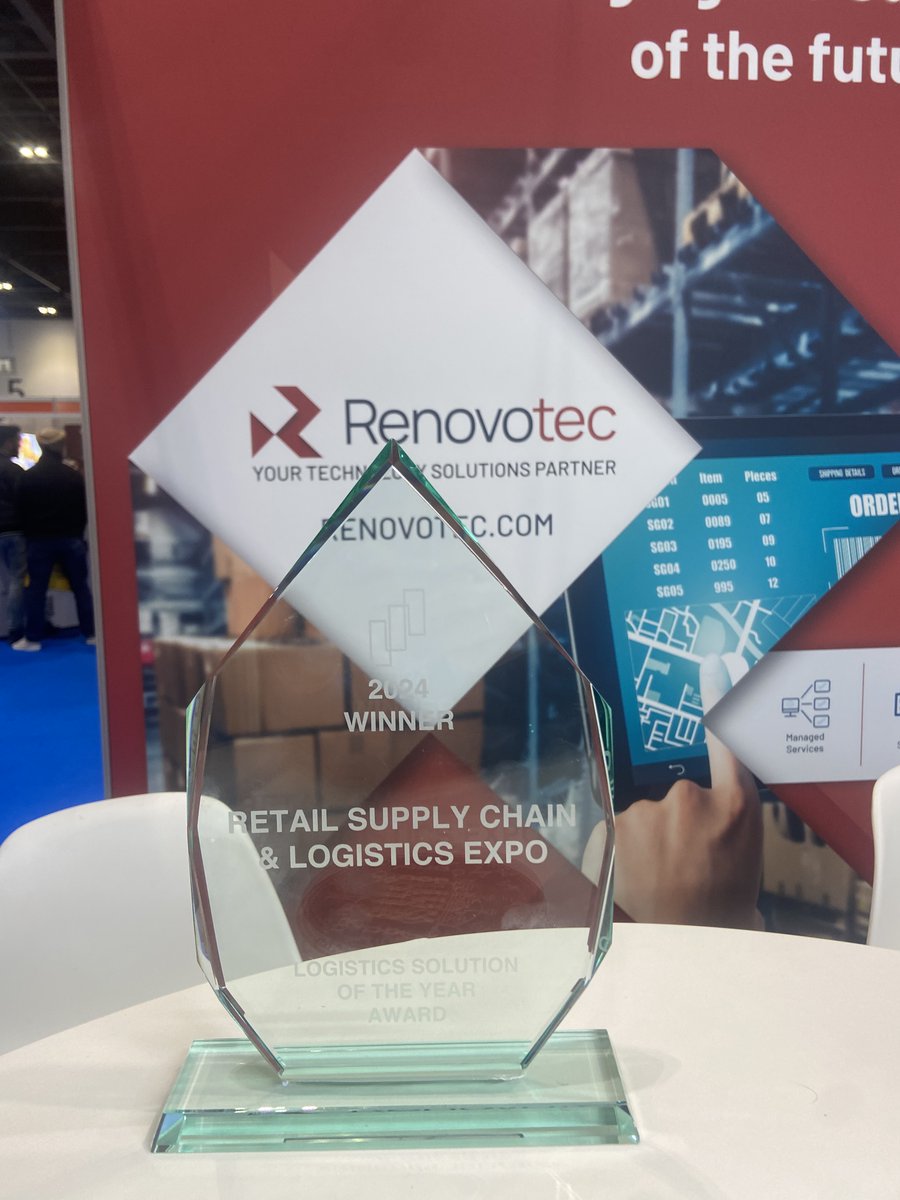 We are delighted to announce @renovotec  as the winner of the Logistics Solution of the Year Award 2024! 🏆🙌

Special thanks to our incredible judges who used their expert knowledge to choose this years winner:

➡️ Sandeep Anand
➡️ Paula Morris
➡️ Peter Acton

#RetailSCL