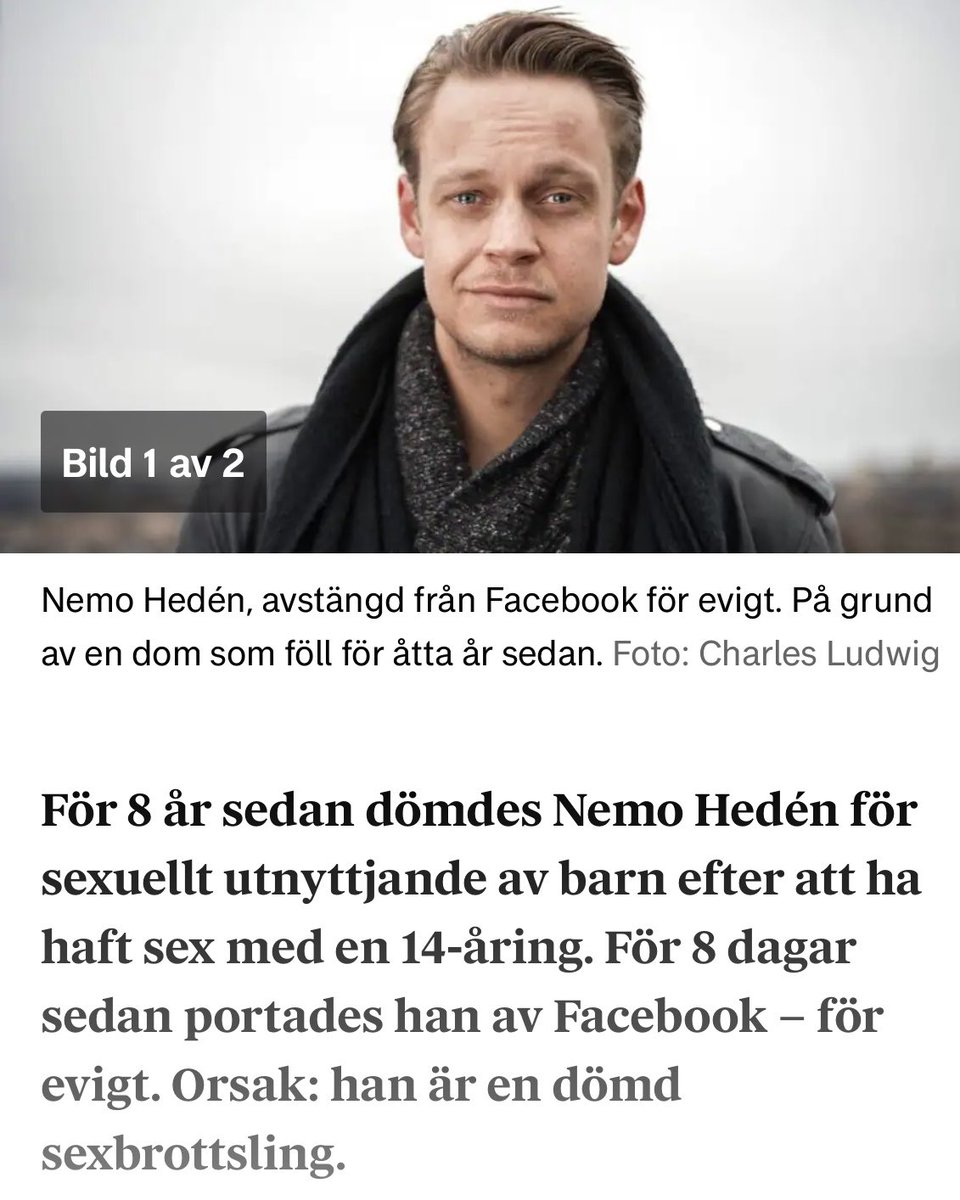 PedoHuntingSWE's tweet photo. Samtidigt som Sara fikar med din förövare gästar Patrik Sjöberg podcasts med en person dömd för sexuellt utnyttjande av barn. https://t.co/vSwSNJjegE