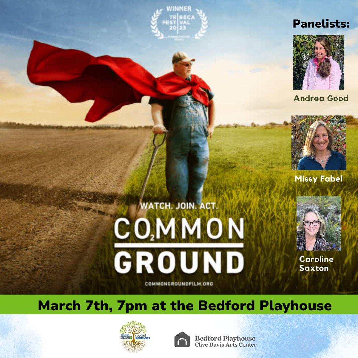 Bedford 2030 (@bedford2030) on Twitter photo 1 week until <a href="/commongrounddoc/">Common Ground (Movie)</a> and Rooted Solutions join forces at @bedfordplayhouse ! Don't miss your chance to meet our coaches and start the journey towards a more climate-smart yard.
bedford2030.org/gva_event/comm… 1 week until <a href="/commongrounddoc/">Common Ground (Movie)</a> and Rooted Solutions join forces at @bedfordplayhouse ! Don't miss your chance to meet our coaches and start the journey towards a more climate-smart yard.
bedford2030.org/gva_event/comm…
