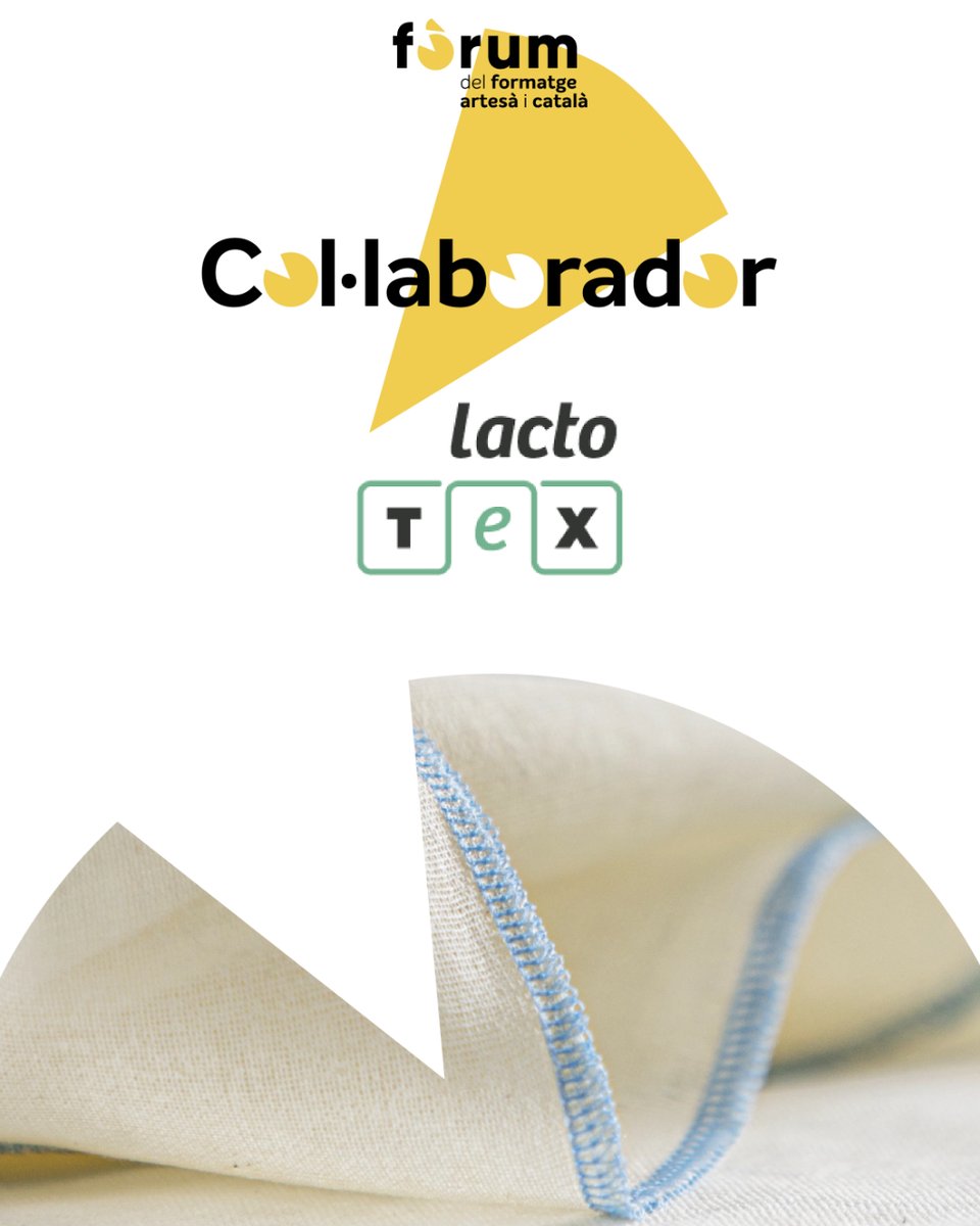 Forumformatge's tweet image. 🧀👕 Encantats de tenir a @LACTOTEX com a col·laborador del #ForumFormatge!

Descobreix durant el #ForumFormatge aquesta marca especialitzada en draps, teles i altres productes específics del sector formatger.
