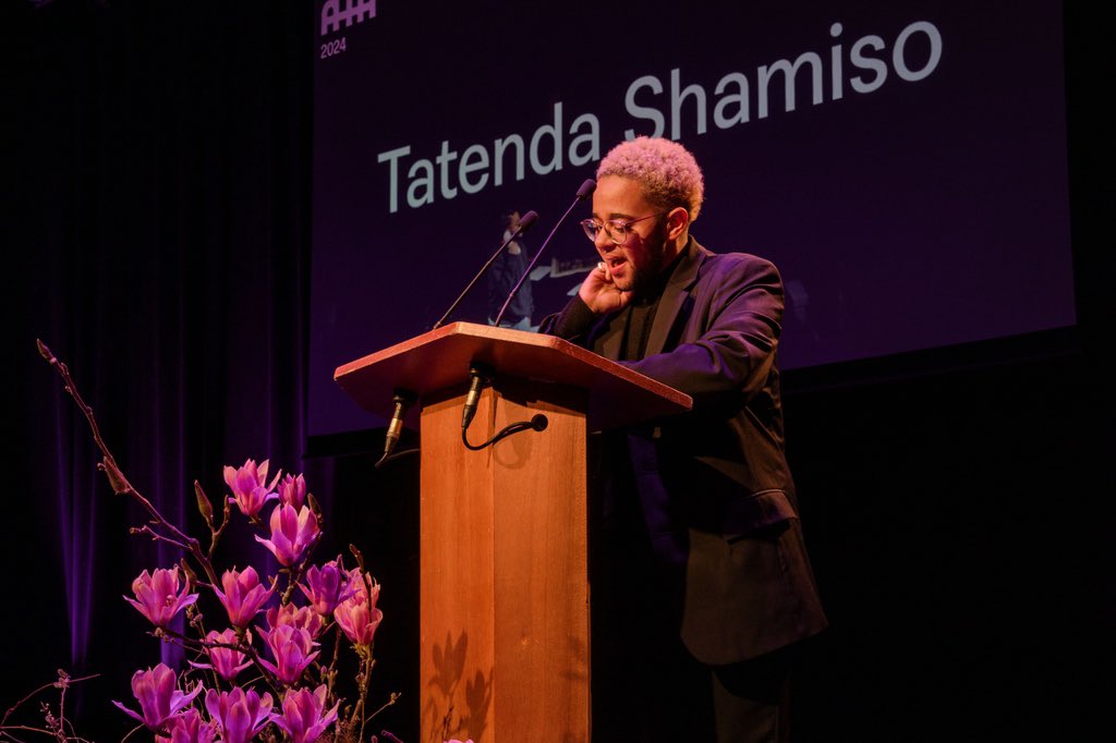 LARK (@larkmanagement) on Twitter photo ⭐️ Arts Foundation Futures Awards 2024 ⭐️
Congratulations to @TatendaShamiso on winning The Arts Foundation Futures Award for Theatre Writing last night! 🏆💫 awarded by jury Alice Birch, Vicky Featherstone and Dzifa Benson <a href="/Arts_Foundation/">The Arts Foundation</a> ⭐️ Arts Foundation Futures Awards 2024 ⭐️
Congratulations to @TatendaShamiso on winning The Arts Foundation Futures Award for Theatre Writing last night! 🏆💫 awarded by jury Alice Birch, Vicky Featherstone and Dzifa Benson <a href="/Arts_Foundation/">The Arts Foundation</a>