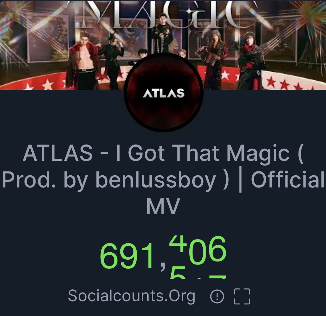 mmimookz's tweet image. 24 ชั่วโมง 690K views  🫦

#ATLASIGotThatMagic_MV