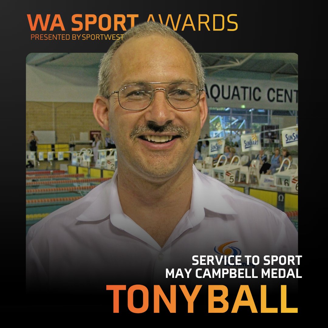 Recognising decades of service to sport. Congratulations to Jan Cooper, Tony Ball, and David Neesham, tonight awarded the May Campbell Medal. #WASportAwards #WASport #PerthNews