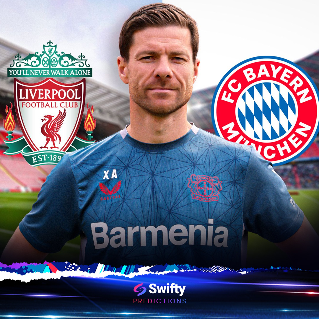 👔 Xavi Alonso is THE in-demand manager... but who would you want to manage if you were him?

🔴⚫ Bayer 04 Leverkusen
🔴⚪ Liverpool 
🔴🔵 Bayern Munich

#Liverpool #PL #XaviLeverkusen #BayernMunich #Football #Footballgossip