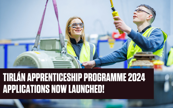 The Tirlán Apprenticeship Programme is now open for 2024. Are you a logical thinker who is task orientated? Do you enjoy problem solving? Want to earn while you learn?💡 Then this opportunity may be for you. Applications online at tirlan.com/careers #generationapprentice