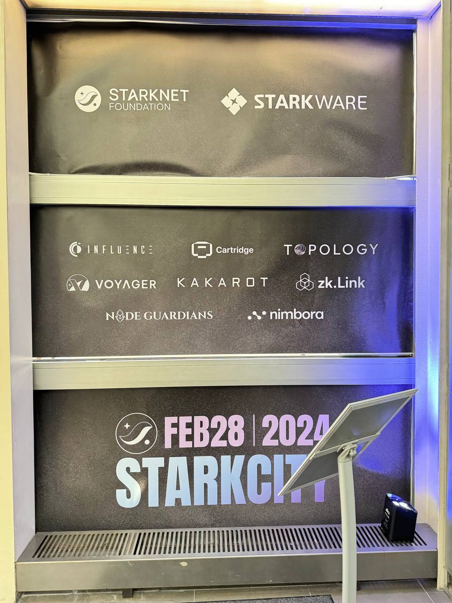 Setting our booth here with <a href="/Starknet/">Starknet (BTCFi arc) 🥷</a> at STARKCITY

Great Crowd 🙌
#ETHDenver24 #L3 #zkLink