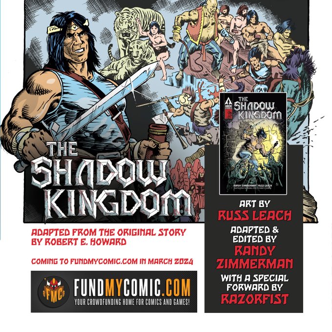IanSimIan's tweet photo. Sign up for
@ComicBBlackBelt@RandyZimm The Shadow Kingdom
Then look at
@ericninaltowski Shadow Sentry (2nd)
@kevhulk73 The Dragon Guard
@CyberfrogHD CYBERFROG 3: RED EXTERMINATION
160+ campaign links @ https://t.co/Ax1yFdgOqm
#buyonebackone #indiecomics https://t.co/vFjMkVScRb