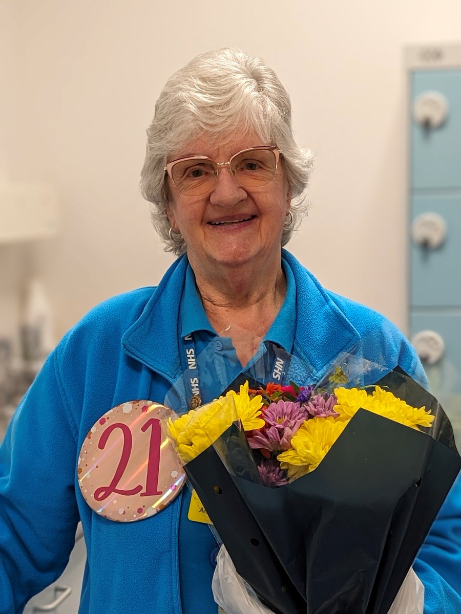 Happy 21st birthday to Anne who's volunteered with us for 20 years!?! 🥳🤔

"It's been good fun over the years. My youngest granddaughter and I are both turning 21 this year! I love my volunteer work and was happy to spend my birthday doing something I enjoy." 💙

#LeapYear