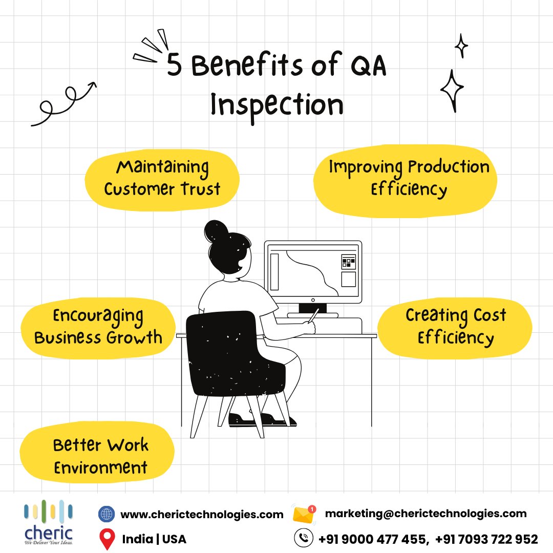cherictech's tweet image. Ensure your software shines with Cheric Technologies&apos; expert QA services. We meticulously test every aspect to guarantee functionality and reliability. Elevate your product&apos;s quality today
#SoftwareTesting #QualityAssurance #TechQuality #DigitalTesting #QAExperts #Hyderabad #IT