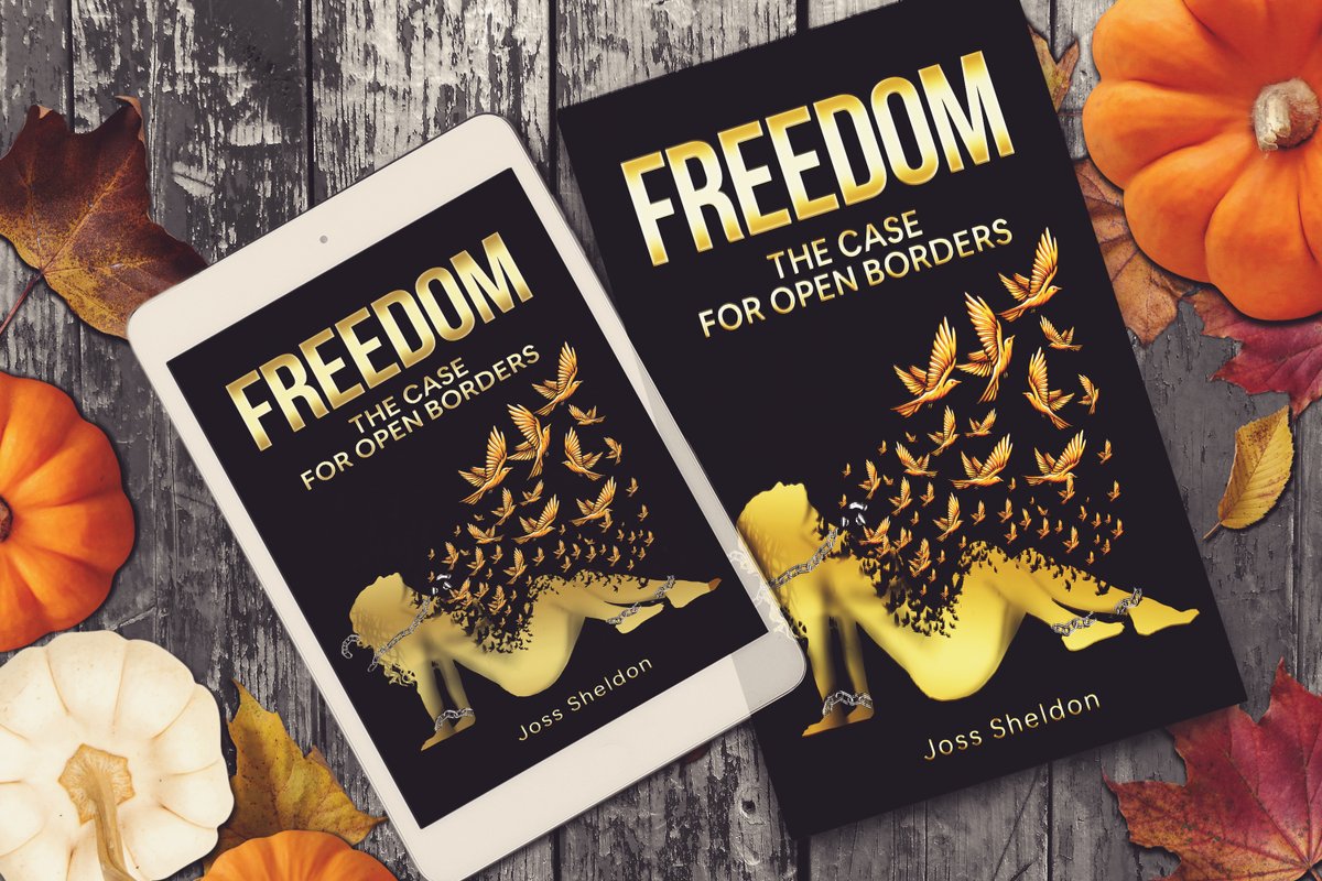 'FREEDOM: The Case For Open Borders' is out now. It's a manifesto of love & equality - making the historical, scientific, cultural, political, economic & philosophical cases for free movement. Here are the links: · amazon.com/FREEDOM-Case-B… · barnesandnoble.com/w/freedom-joss… ·