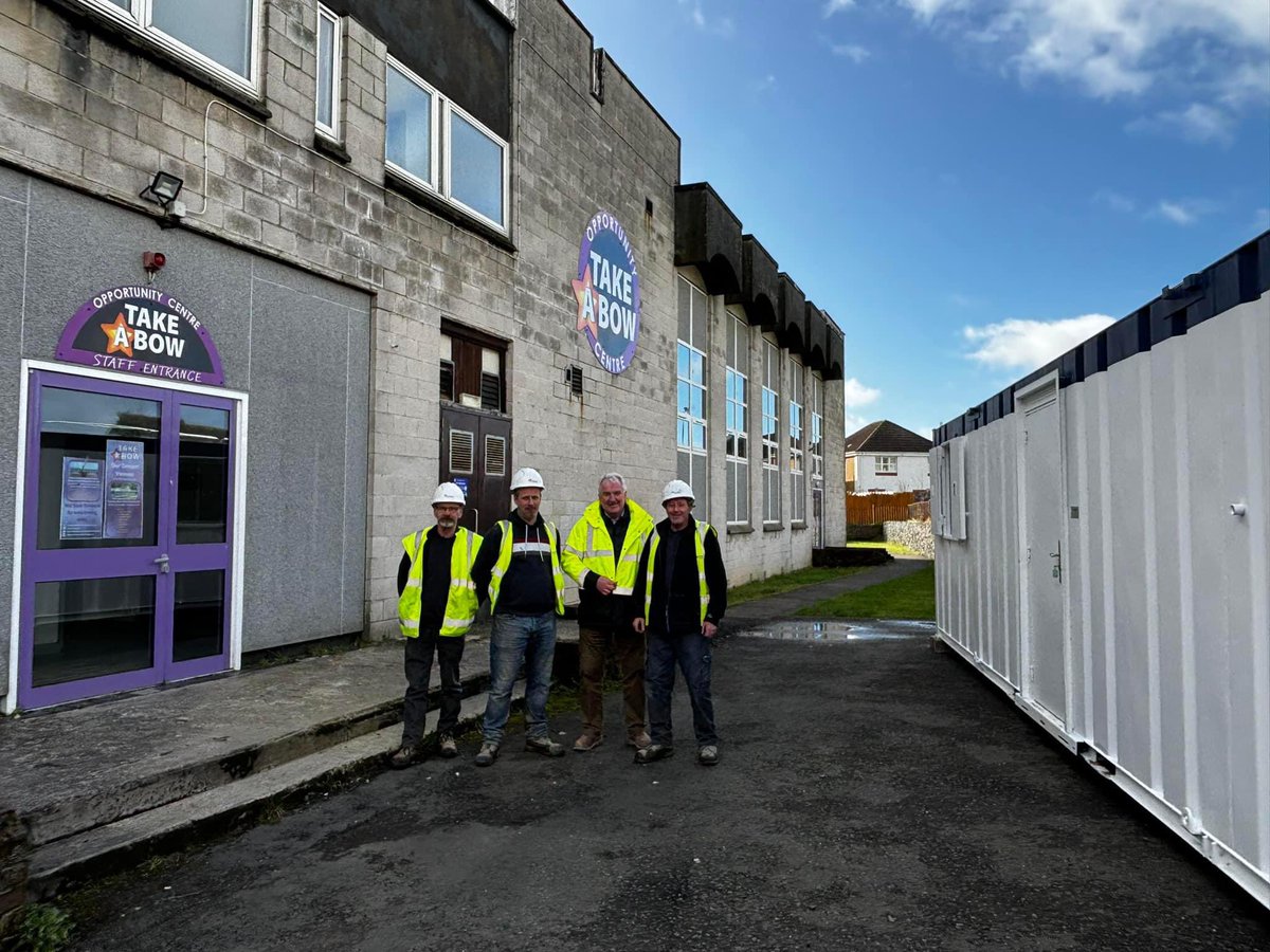 Today is a good day!! Our contractors - @Emtec_Group are now set up and on site!! 🙌 You will start to see alot more work happening over the next few weeks…exciting times ahead! 💜