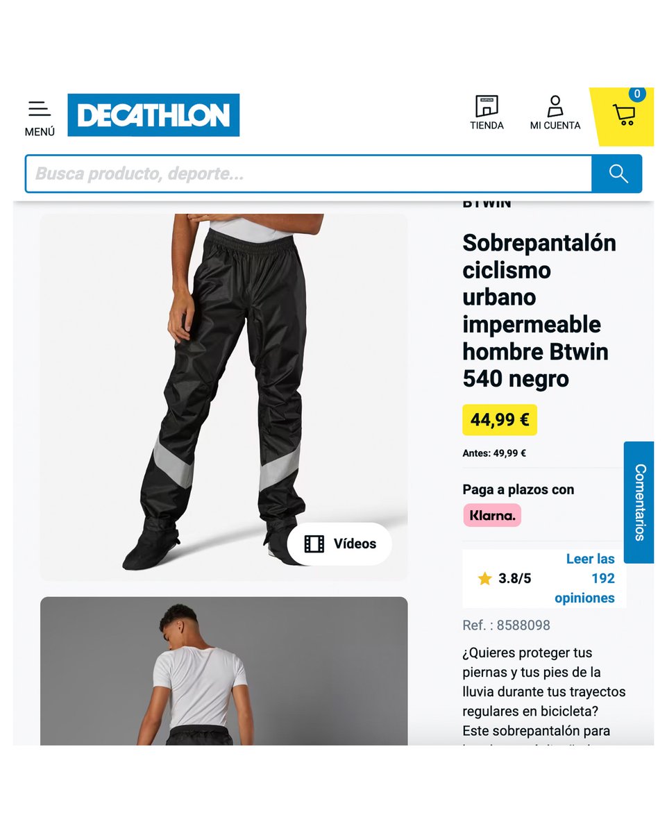 Kanye West con chaqueta, pantalón y guantes de
@DecathlonES 

💸 Sumando las AF1 negras, el outfit completo tiene un valor de 275 euros