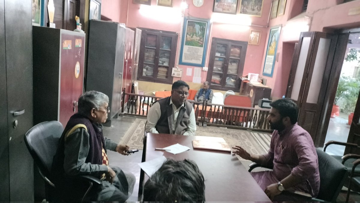 <a href="/CMOfficeUP/">CM Office, GoUP</a> <a href="/myogiadityanath/">Yogi Adityanath</a> <a href="/DrJitendraSingh/">Dr Jitendra Singh</a> <a href="/dpradhanbjp/">Dharmendra Pradhan</a> # discussing science and spiritualism of Nath Panth with Shri Dwarika Tewari ji of Guru Gorakhnath Temple and Shreyansh Mandloi ji, Organizing Secretary, Vigyan Bharti, UP