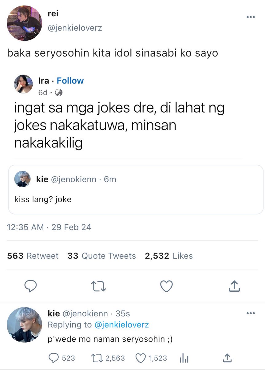 nojaemwrites's tweet photo. sing me a love song 

where in JK, a member of a band called tu (au)dio flirted with a fan account online, not knowing that the handler of the account is the person he avoids, Adrein.

— a #nomin filo nct au https://t.co/n96lJ8uNcJ
