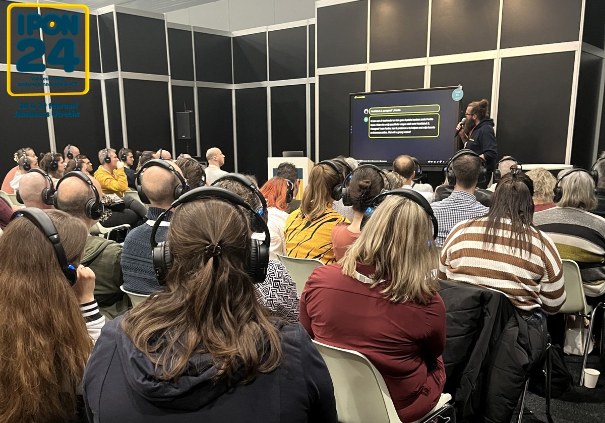 Dag twee op #IPON2024 is in volle gang! Ontdek boeiende kennissessies en plan jouw bezoeken in de app. Bezoek nu de Keynote met Carla Haelermans: "Maakt AI alles beter?".
Bekijk hier enkele foto's van donderdagochtend, na afloop delen we meer op onze website!
#OnderwijsInnovatie