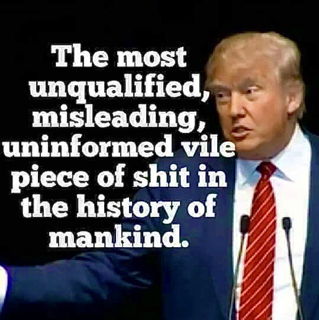 GMozdzynski's tweet image. Because #TrumpIsARussianCollaborator, that's why. Compromised by #RussianSecretService, financed by #RussianMoney, trump is nothing more than a #PutinPuppet.

#dumpTrump
#banTrump