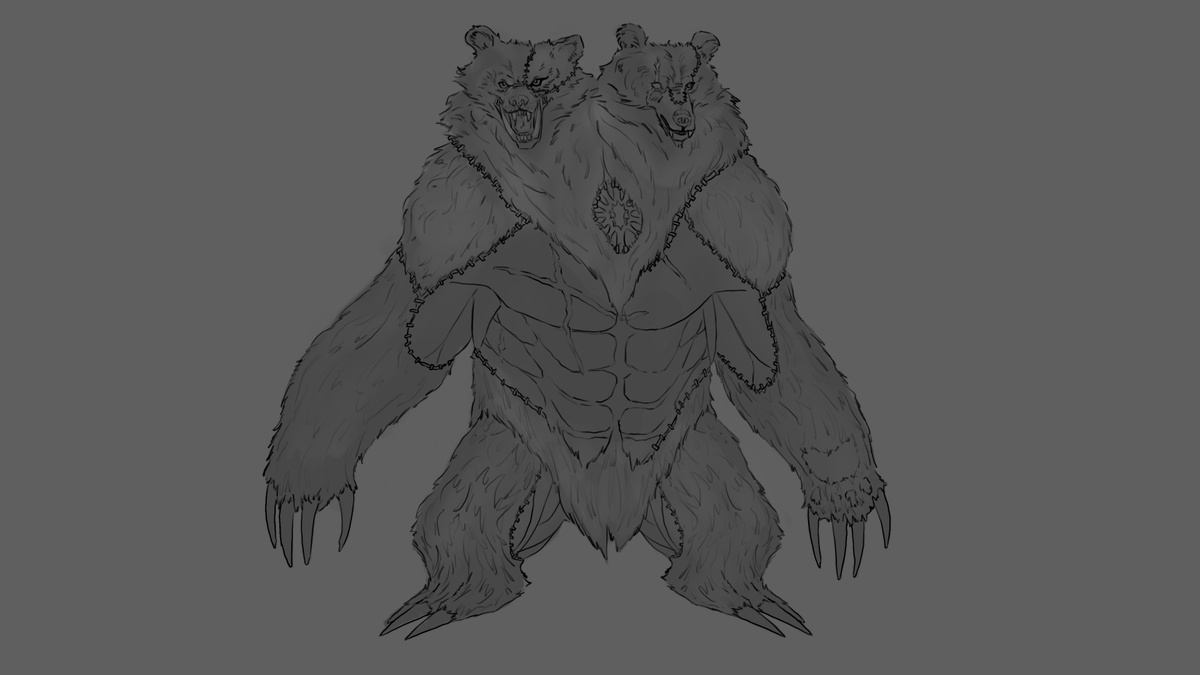 Marinasaurio's tweet photo. Love this trend so here i go with a new concept i did for class 

Before render // After render 🐻🐯 https://t.co/HP5LbRr3UM