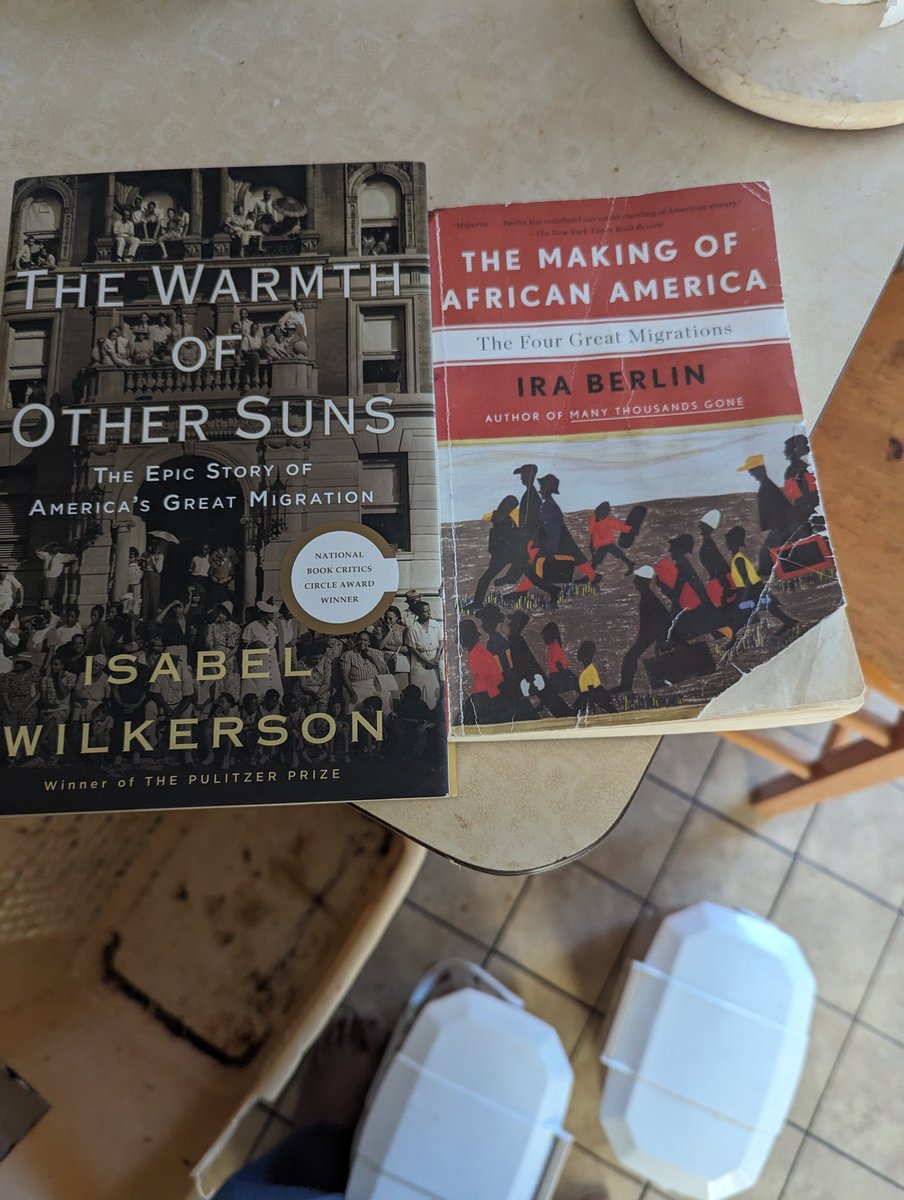 You seem NEW. Here, let me help you. Read these two books, particularly the chapters in each regarding the #GreatMigration and get back with us.