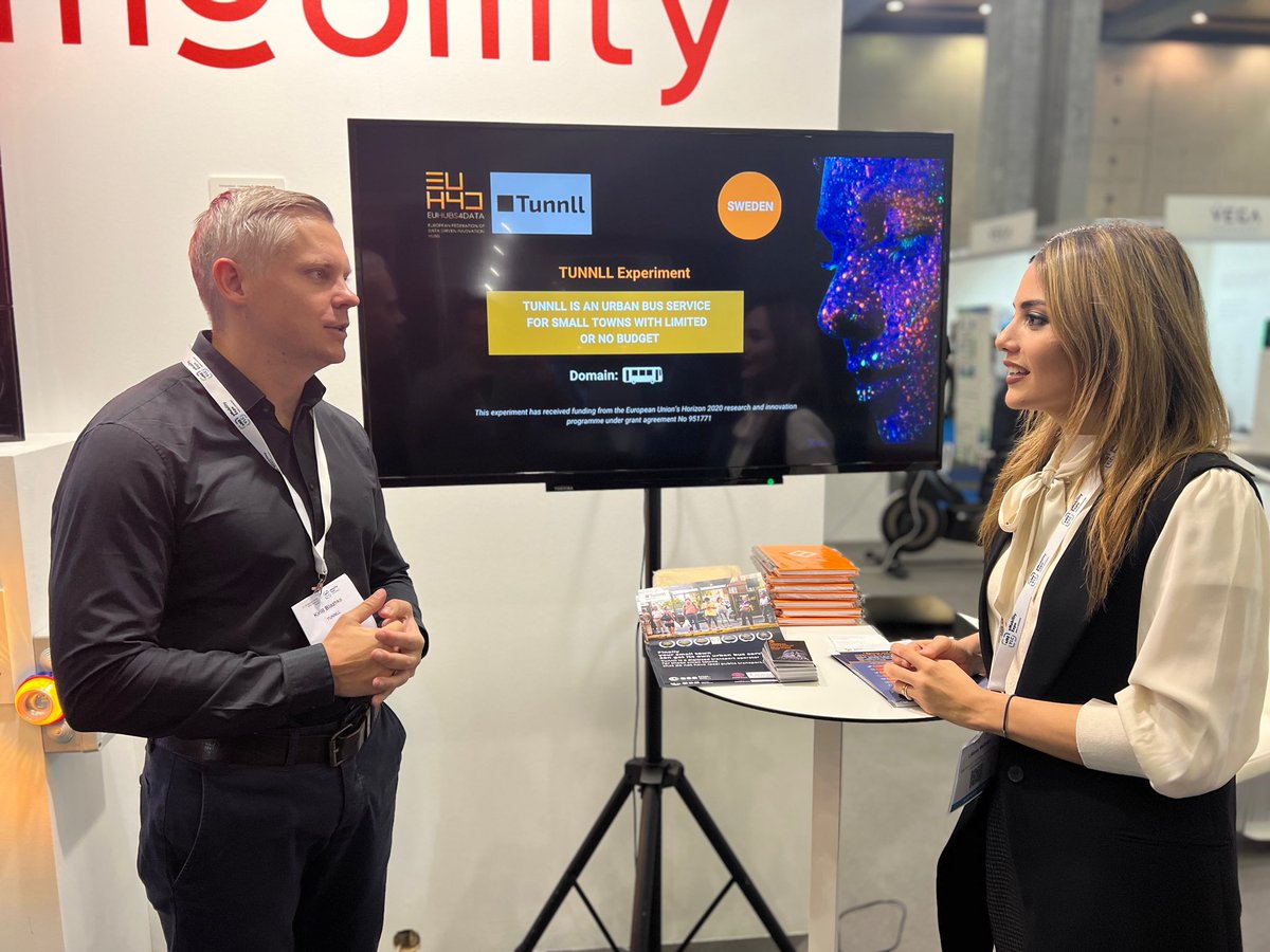 During the eMobility Wold Congress, our project’s coordination team proudly presented the Federation of i-Spaces and the experiments supported in the project. The interview with the Tunnll team is coming up.
#tunnll #mobility #euhubs4data #ispaces
