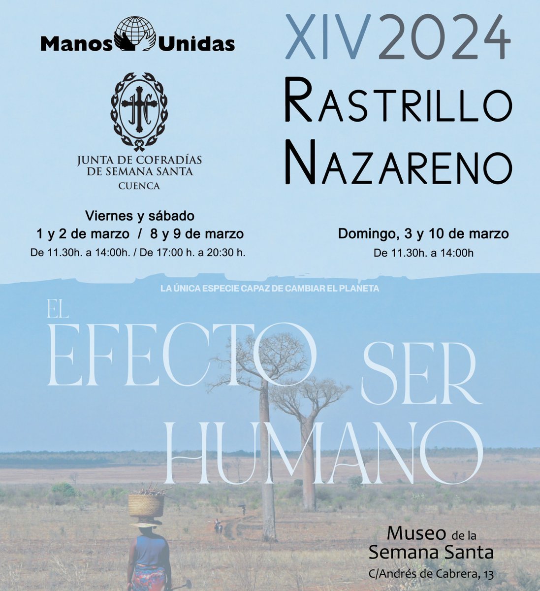 Junta de Cofradías de Cuenca (@jdc_cuenca) on Twitter photo Vuelve el Rastrillo Nazareno de <a href="/ManosUnidasCu/">Manos Unidas Cuenca</a> y la Junta de Cofradías en su XIV edición juntacofradiascuenca.es/actualidad/Vue…
#Cuenca #SemanaSantaCuenca #SSantaCuenca24 #Cuaresma #Cuaresma2024 #SemanaSanta #VidaCristiana Vuelve el Rastrillo Nazareno de <a href="/ManosUnidasCu/">Manos Unidas Cuenca</a> y la Junta de Cofradías en su XIV edición juntacofradiascuenca.es/actualidad/Vue…
#Cuenca #SemanaSantaCuenca #SSantaCuenca24 #Cuaresma #Cuaresma2024 #SemanaSanta #VidaCristiana