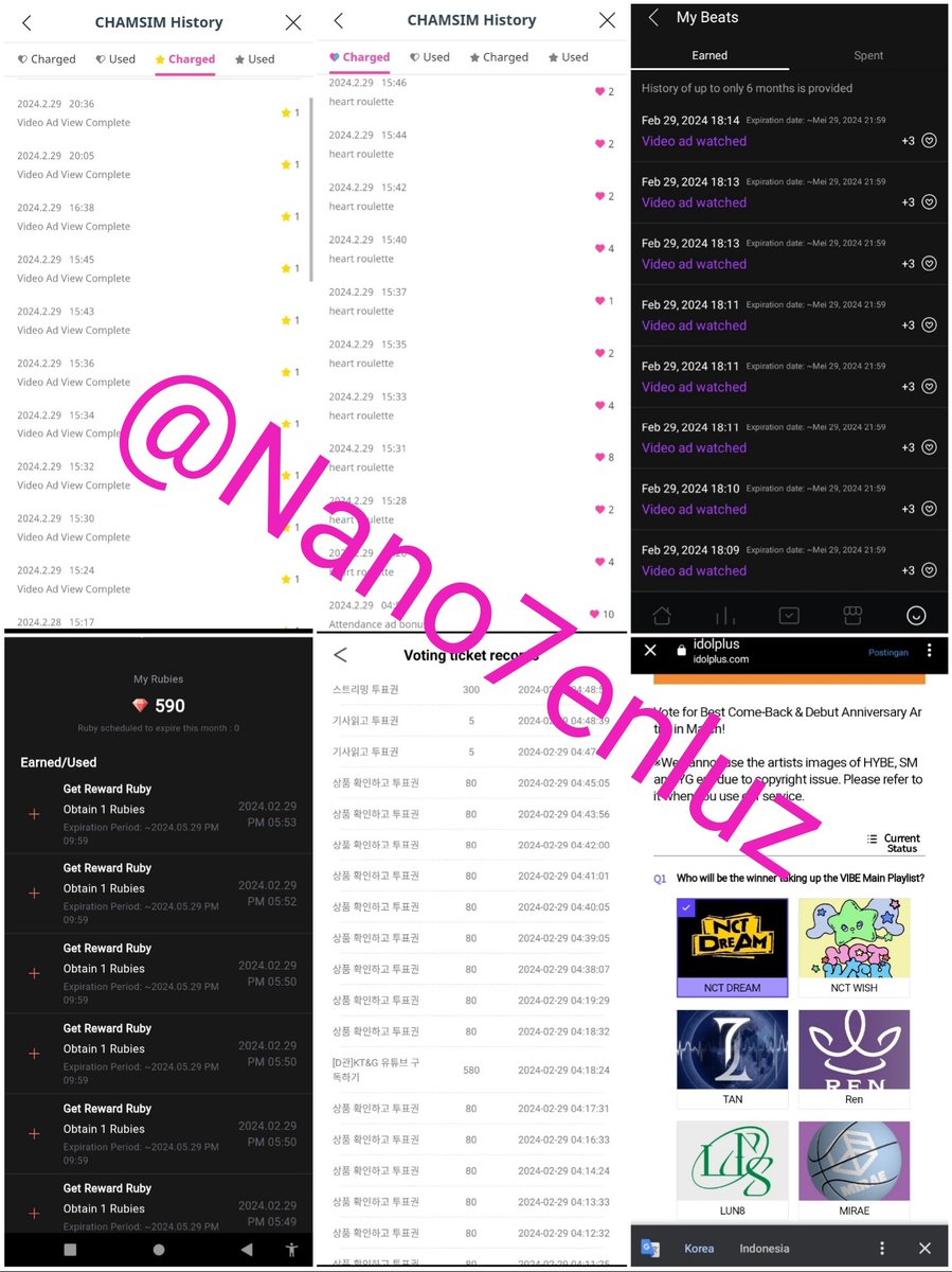 Nano7enluz's tweet image. 🚨DONT BREAK THE CHAIN🚨

Qrt this tweet with screenshot of your voting ammunition for DREAMINI comeback and tag your mutuals!

@Ikarismaya2 @7dreamloveee
@7dreamies_0825 (sorry for random tag 🙏 )
#DreamzenVote #WeeklyCheck