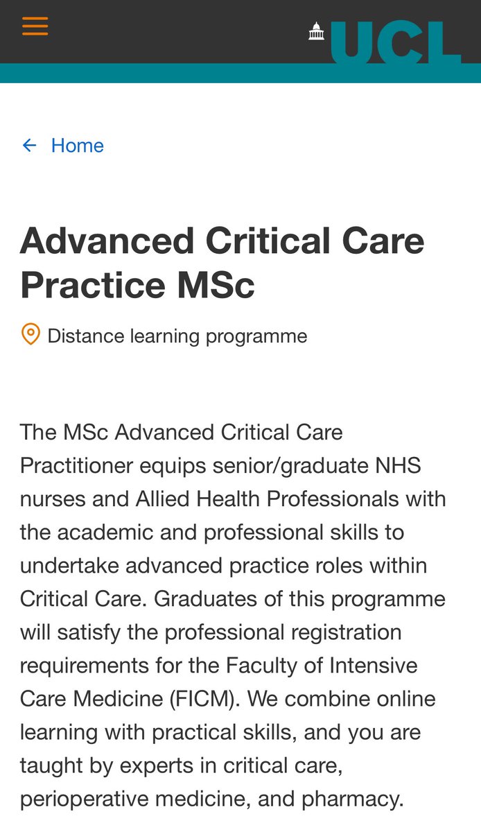 Incredible development within London! Fantastic Faculty bringing together this fully integrated #ACCP MSc So proud to be a part of this 🙌🏻 Give @UCL_ACCP a follow link ⬇️ ucl.ac.uk/prospective-st… @EsDeeEf @sjfaulds @pascoera @Coxy997 @BOULANGERCAROLE @accpLDN
